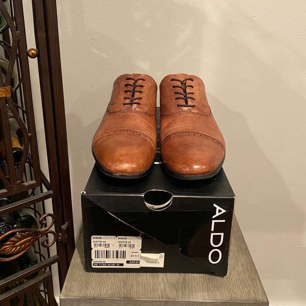 Aldo - Scottie Oxford Dress Shoes - Tan